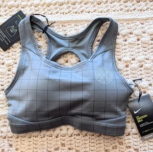 Nike Swoosh bra XS gray